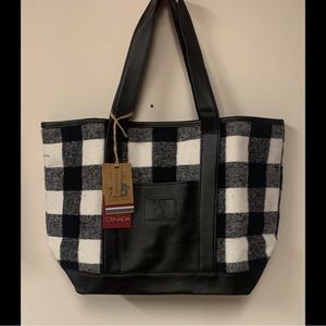 🌟Buffalo Check Tote Bag with Pocket